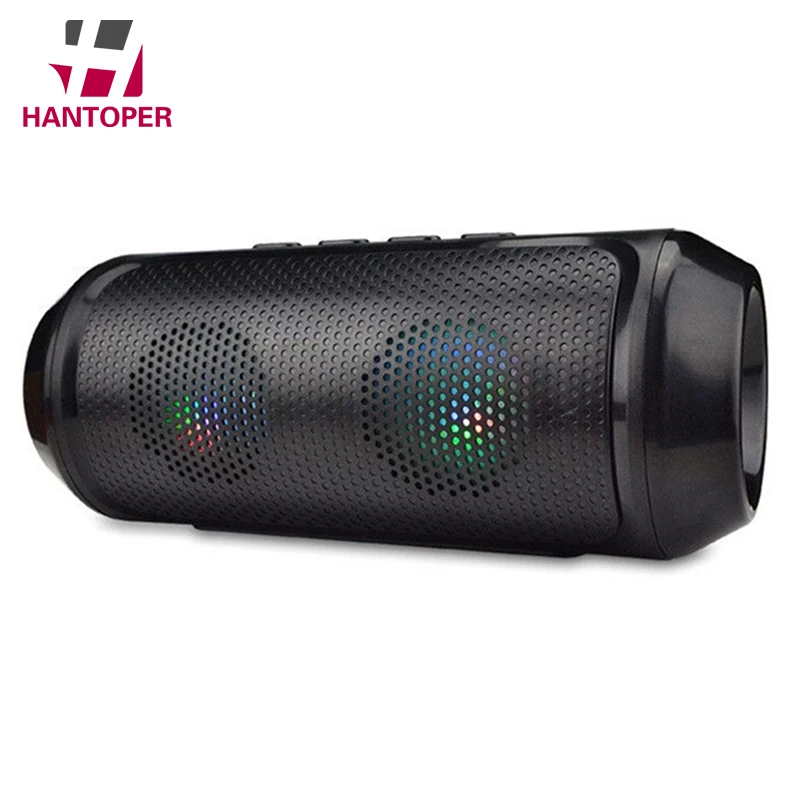 

HANTOPER Portable wireless Bluetooth Speaker Stereo 6W system TF FM Radio Music Subwoofer Column Speakers for iPhone Computer