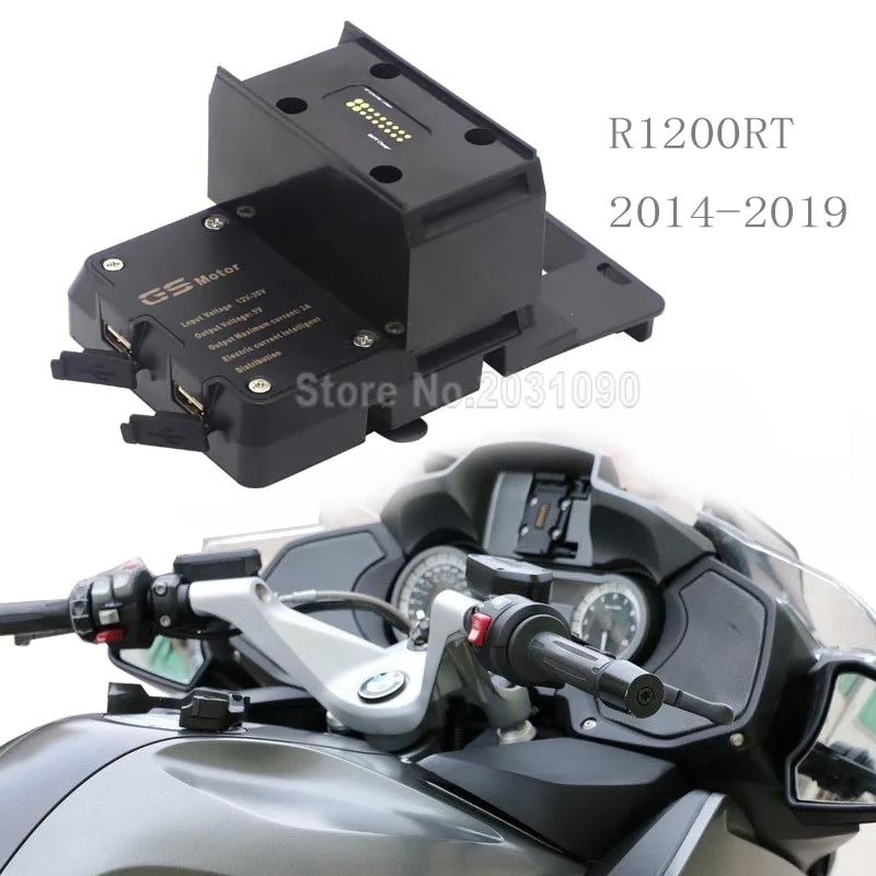 Зарядное устройство USB для мотоцикла штатив BMW R1200RT R1200 RT 2014 2019|Накладки и
