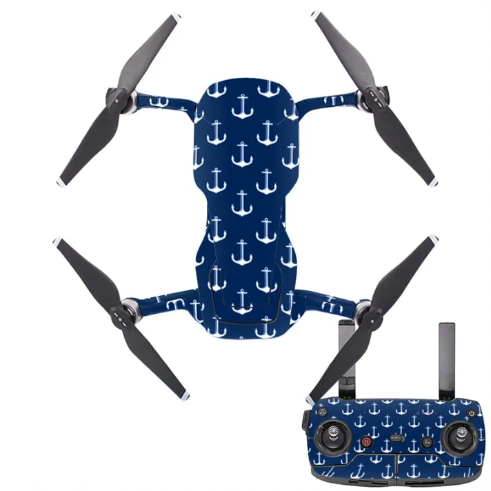 Защитный Дизайн Горячая для Mavic Air Стикеры s Батарея наклейка пульта дистанционного управления кожи полный набор Drone тела Стикеры для DJI mavic AIR - Цвет: TN-DJMav icair-0025