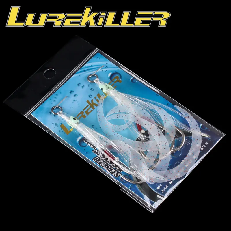 Lurekiller Япония gamakatsu медленные джиг Крючки (2 шт./пакет) для морской воды крючки