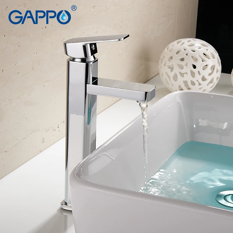 

GAPPO Basin Faucets waterfall water taps faucet basin mixer sink taps bathroom waterfall faucet deck mounted mixers