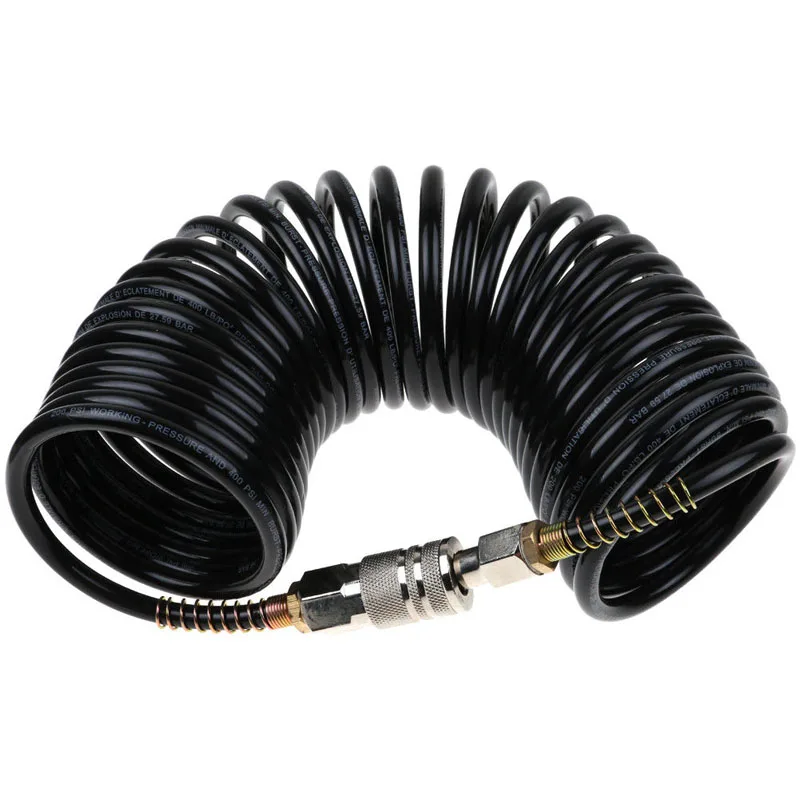 

Newly 7.5M/25FT Air Hose Fittings Recoil Pneumatic Airline Compressor 200 PSI Quick Coupler XSD88