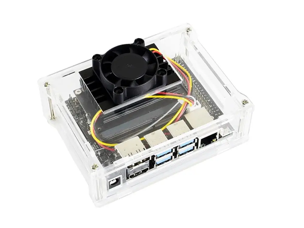 

Acrylic Clear Case with Dedicated Cooling Fan for NVIDIA Jetson Nano Developer Kit