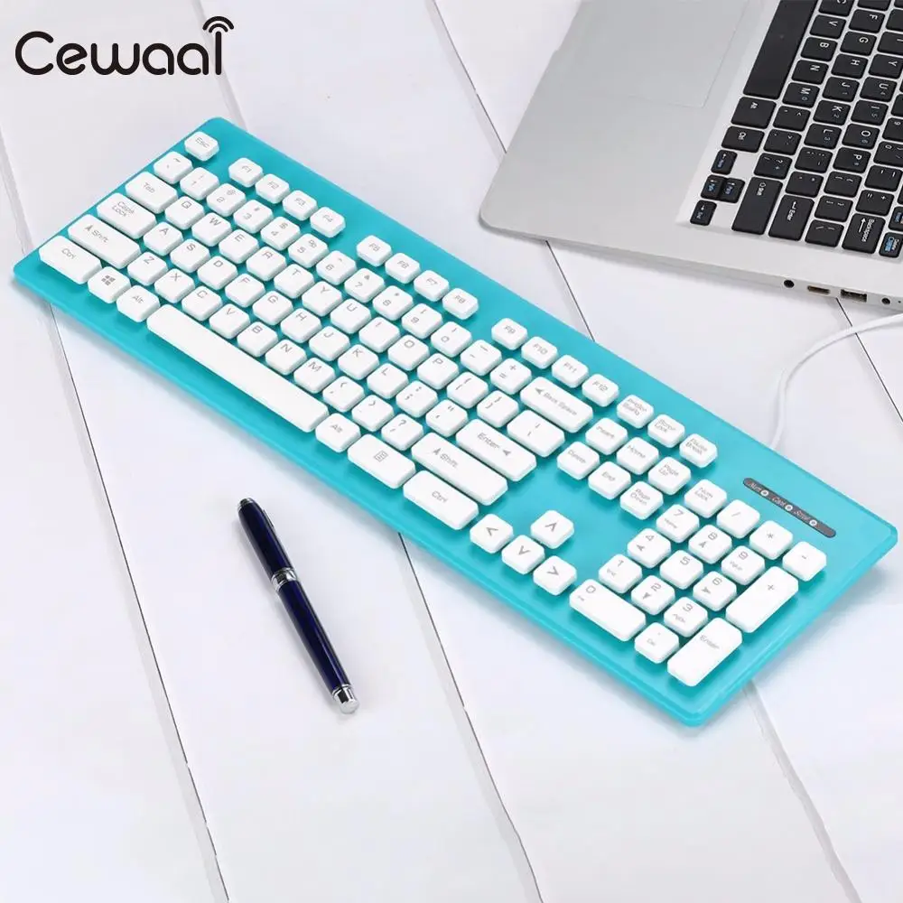 Buy Cewaal Durable Wired USB Keyboard Wired Computer
