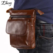 Мужская карманная сумка из натуральной кожи с ремнем, сумка для мобильного телефона, сумка на плечо из коровьей кожи, поясная сумка, многофункциональная деловая сумка