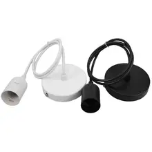 Подвесной светильник держатель подвесной абажур телескопическая лампа аксессуары для сиденья E27 1 измерительные лампы основания люстра на потолок