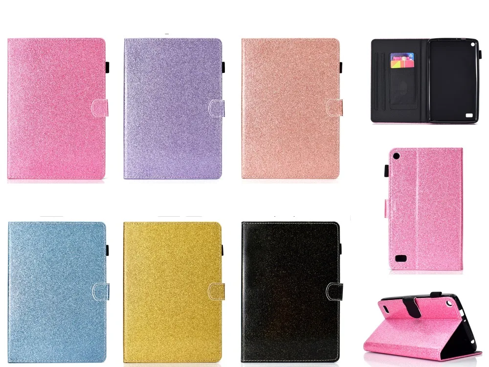 

Cover For Amazon Kindle Fire HD7 2015 Smart Case PU Leather skin Fundas Children Kids Thick Tablet Protective shell + pen