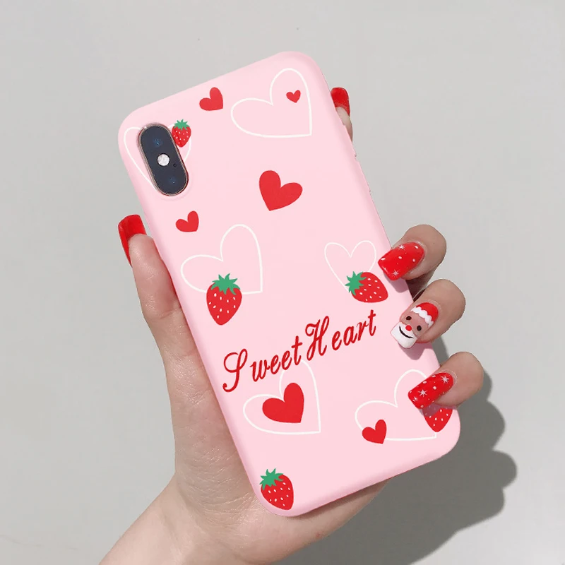 

Cute Phone Case for Apple iPhone 6 6s 7 8 Plus X XS Max Case Shockproof Protect Cartoon Silicone Cover Mobile Cover Accessories
