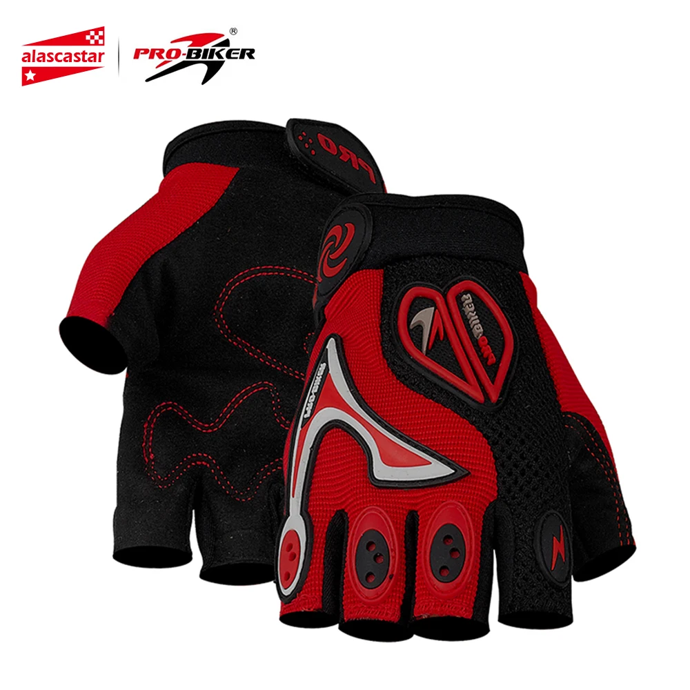 

PRO-BIKER Motorcycle Gloves Motocross Off Road Racing Cycling Bike Bicycle Gloves Moto Dirt Riding Half Finger Gloves CE06B