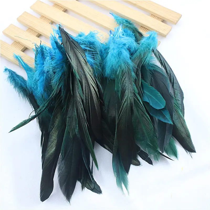 Venda 50 pchs/lote barato plumas de penas, 5-8inch13-20cm, натуральный jóias pluma de penas de galinha penas galo cor DIY