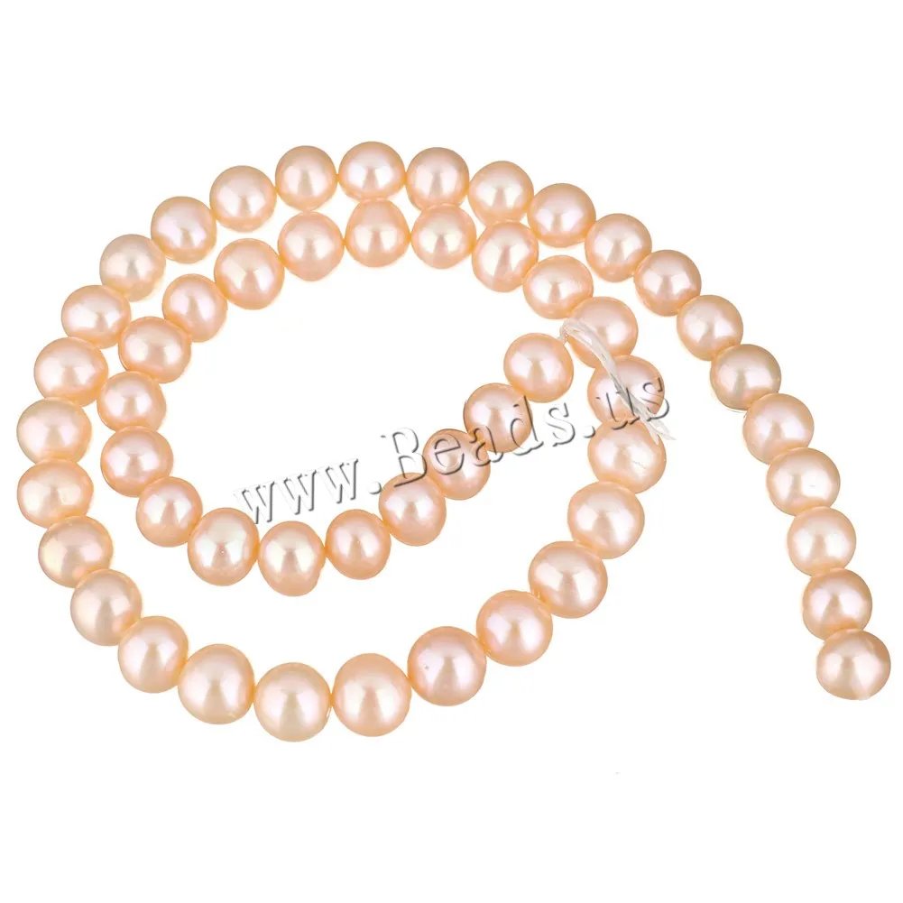 

Cultured Potato Freshwater Pearl Beads natural pink 8-9mm Approx 0.8mm Sold Per Approx 15.7 Inch Strand