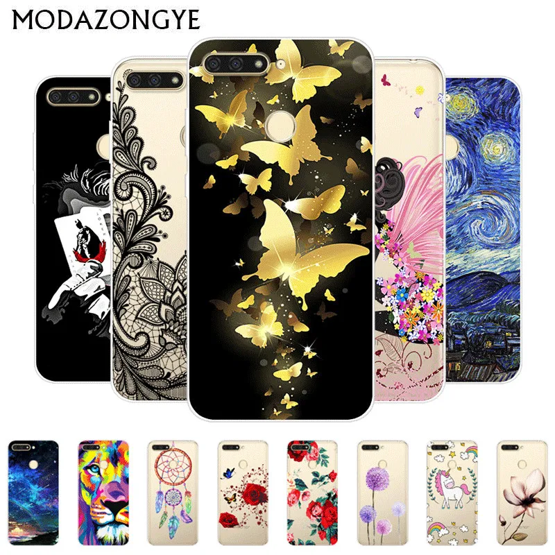 

Huawei Y6 Prime 2018 Case Silicone Back Cover Phone Case For Huawei Y6 Prime 2018 ATU-L31 Y6Prime TPU Soft Case 5.7