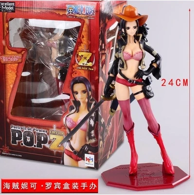 Nico Robin 9'' Anime One Piece Film Z 1/8 Scale POP Red Ver Action  Figure PVC Sexy Girl Toy