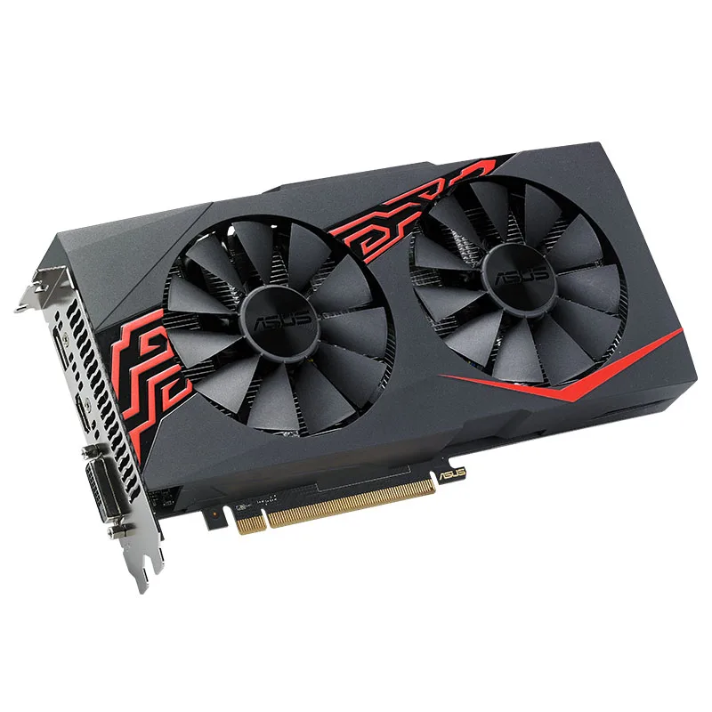 Видеокарта Asus EX-RX580 2048 SP-8G 1294 МГц 8 Гб 7000 МГц 256Bit DDR5 PCI Express 3,0X16 Radeon RX 580 компьютерная видеокарта