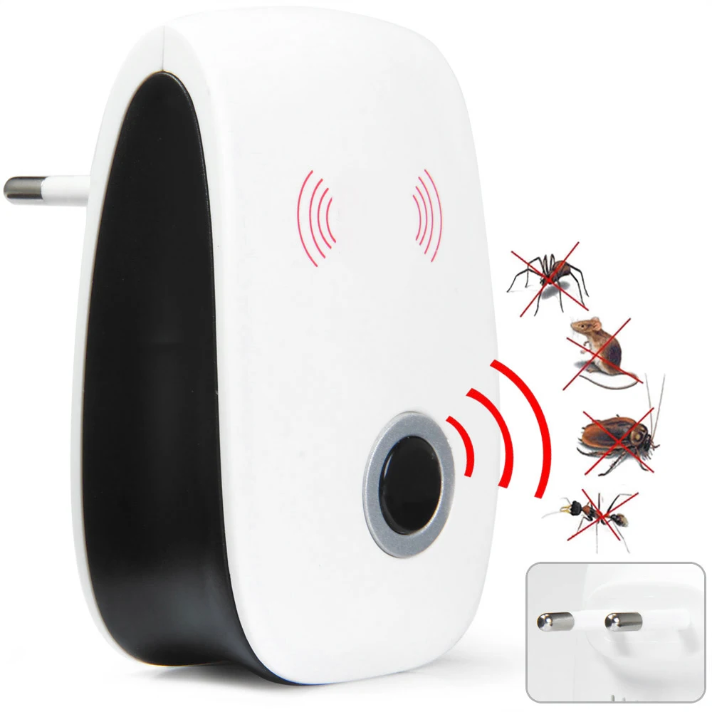 

EU UK US PLUG Electronic Ultrasonic Pest Repeller Mosquito Rejector Mouse Rat Mouse Repellent Anti Mosquito Repeller killer Rode