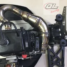 Нержавеющая tune трубы высокоскоростной Крутящий момент для TLR Losi 5IVE-B 1/5 rc автомобиль