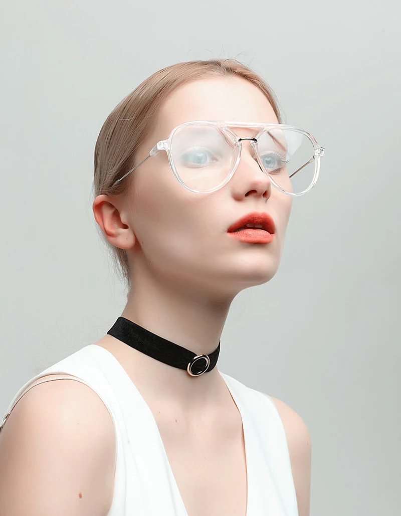 MIZHO прозрачные белые пластиковые пилот корейские очки оправа женский объектив высокого качества декоративные очки для мужчин очки черные