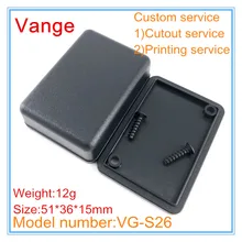 10 шт./лот Экструзионная коробка IP54 ABS пластик diy чехол корпуса для электронного устройства 51*36*15 мм