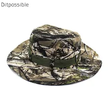 Ditpossible принт камуфляж ведро лето Шапки для Для МУЖЧИН широкими полями Рыбалка Hat шапки Для мужчин и Для женщин