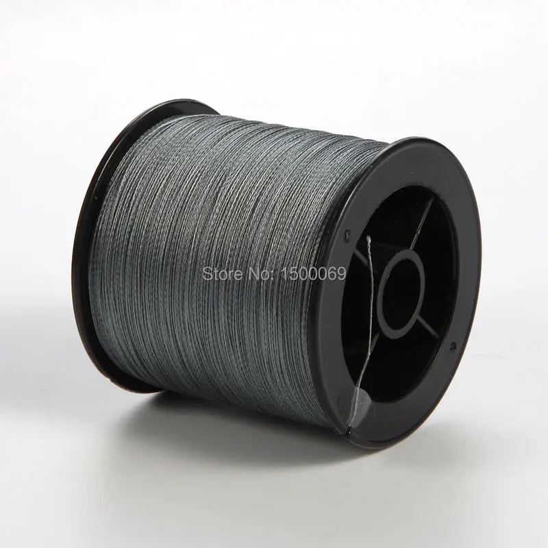 

High quality fishing line multifilament 300M 4x Pe fiber braided line for sea fishing Grey color fishing tool line 6LB-100LB