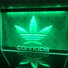 I765-каннабиса травы высокой жизни светодиодный светильник знак