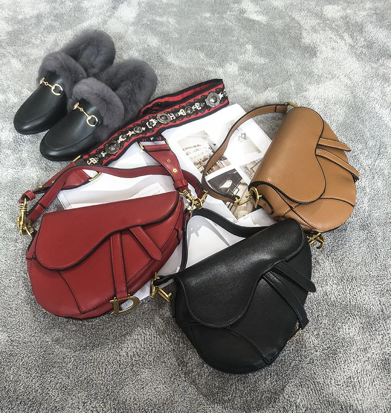 classic saddle bag women Chic vintage fashion shoulder straps crossbody bag handbag ladies hand bags messenger bags torebka dams (18)