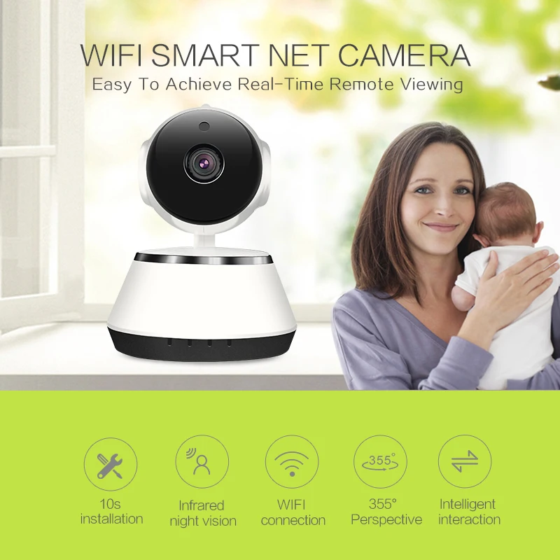 Wireless Security IP Camera Wifi IR-Cut Night Vision Audio Recording Surveillance Network Indoor Video Surveillance HD Camera 720p wireless security ip camera wifi ir cut night vision audio recording surveillance cctv sd card home smart yoose cameras
