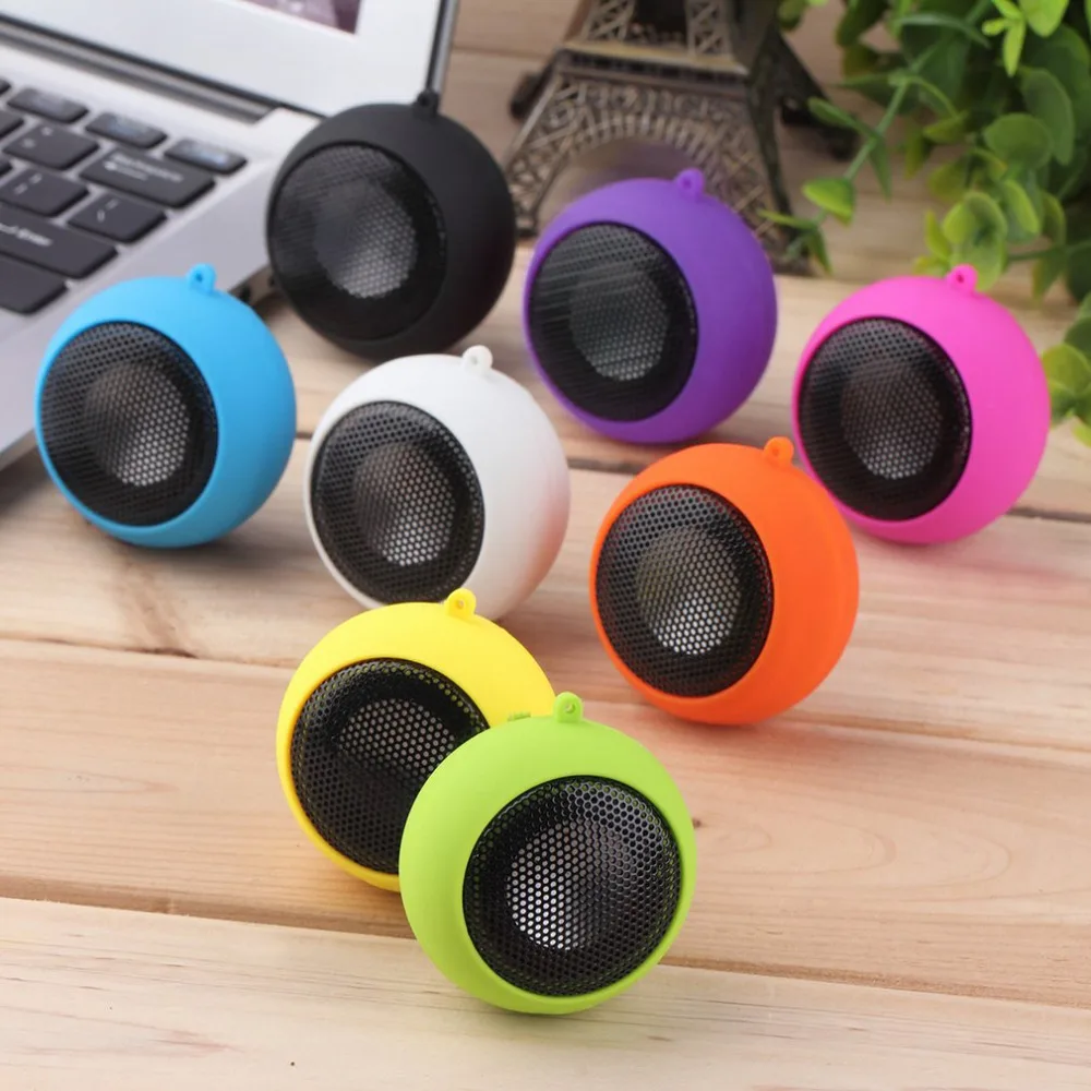

Kebidu Protable Mini Speaker 3.5mm Jack Hamburg Type Telescopic Plug-in Audio Speakers Wholesale Colorful