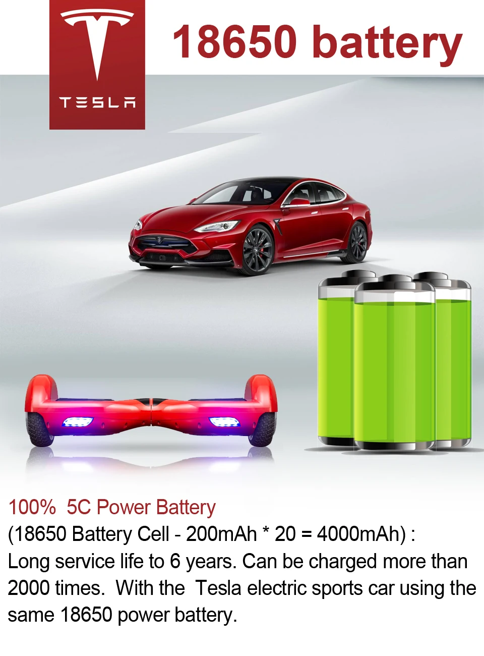 6.5 inch Bluetooth Electric Smart Self Balance Hover Board Scooter Hoverboard Two Wheels Skateboard European warehouse (3)