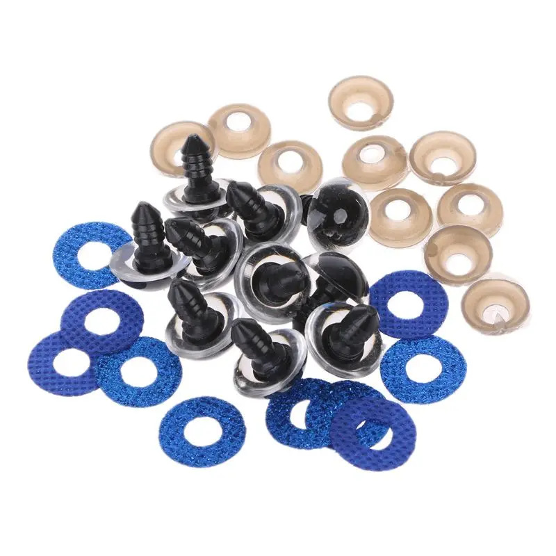 

Eyes DIY For Plush Bear 16 20 24mm 10pcs Shinning Plastic Doll Eyes Craft Stuffed Toys accessories