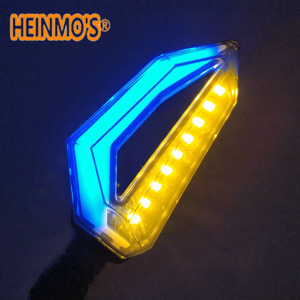 Pitbike Dirt Pit Bike LED Turn Signals Motorcycle DRL Light Indicator Motorbike Turning Flashing Signal lamp Flasher LED Blinker (7)