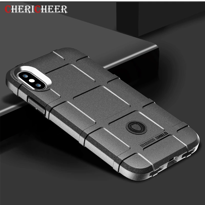 

Phone Case For iPhone 6S 6 S 7 8 Plus Armor Shield Cover For iPhone 8 Rugged Case For iPhone X XR XS Max iPhone 7 Case Silicone