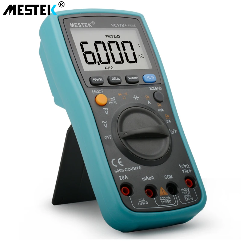 Цифровой мультиметр профессиональный тестер зонда 6000 отсчетов цифровой