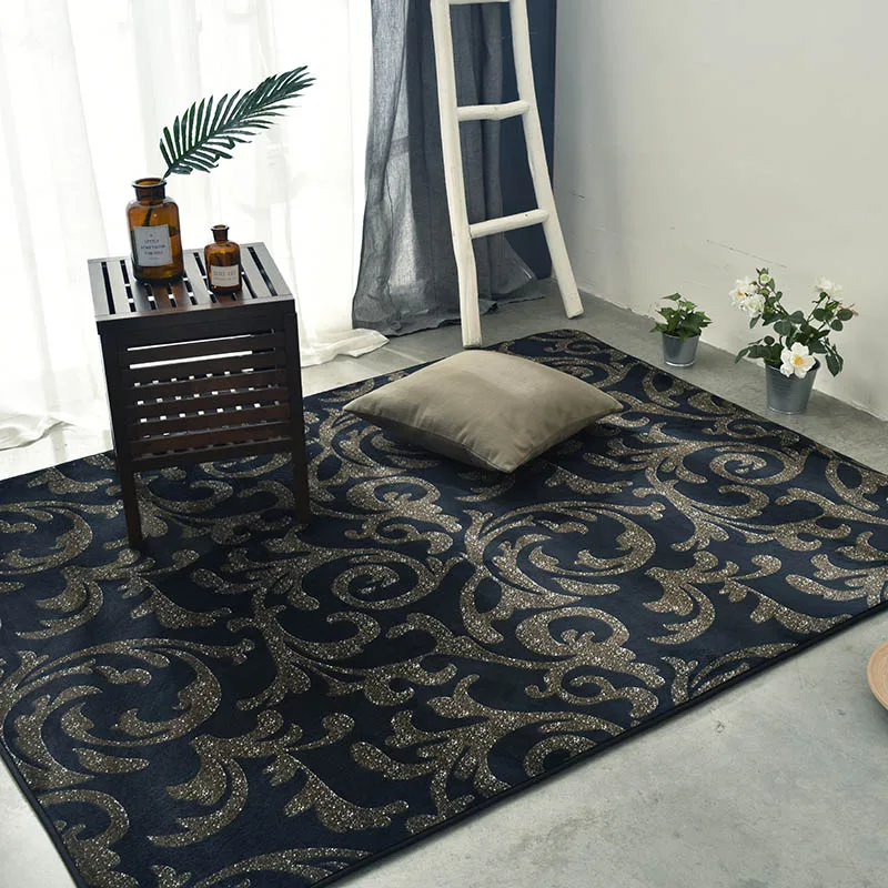 Carpet for Living Room Bedroom Plush Anti-Slip Carpet Mat Rug Europe Style alfombras para la sala moderna Decoration Maison