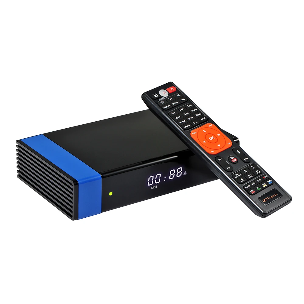 Оригинальный GTMedia V8 Nova синий телефон спутниковый приемник DVB S2 H.265 встроенный Wi Fi
