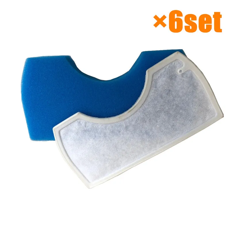 

6 sets Robot Vacuum Cleaner Parts HEPA Filter for samsung VCA-VM 45P VM 45P SC43 - 47 SC43 SC47 series
