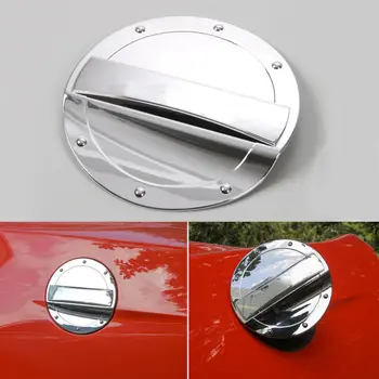 

BBQ@FUKA 1pc ABS Gas Cap Lid Cover Car Fuel Tank Trim Decoration Fit For Ford Mustang 2015+ Car-styling Sticker Car Accessories