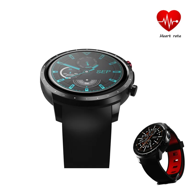 

smart watches for men women z18 PK LEM1 for ios Android 8GB/ROM 3G WiFi 2MP GPS camera heart rate monitor weather MTK6580