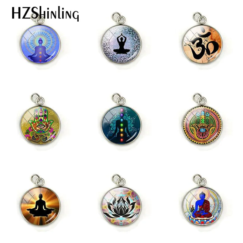 

Fashion Chakra Symbol Pendant, Chakra Symbol Sign Accessories Chakra Symbol Jewelry Magic Sign Zen Charm Birthday Gift