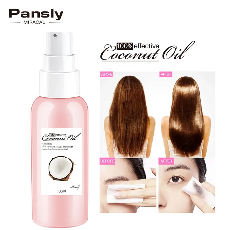

100% Natural Organic Extra Virgin Coconut Essential Oil Cold Press Coconut Oil Multi-Function Skin Hair Care Essential Oil