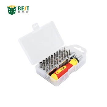 

25 in 1 Cell Phone Medical Machinery Car Repair Flexible Extension CRV Precision Electrical Magnetic Screwdriver Set BST-2028I