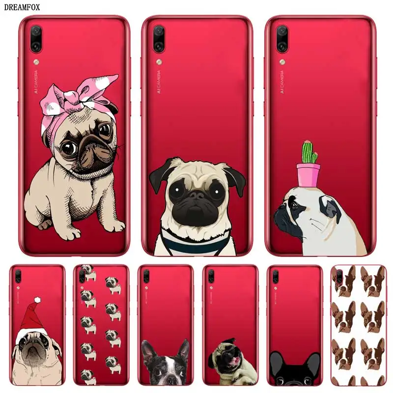 N384 Shar Pei Soft TPU Silicone Cover For Huawei Mate 8 9 10 20 30 Lite Pro Case |
