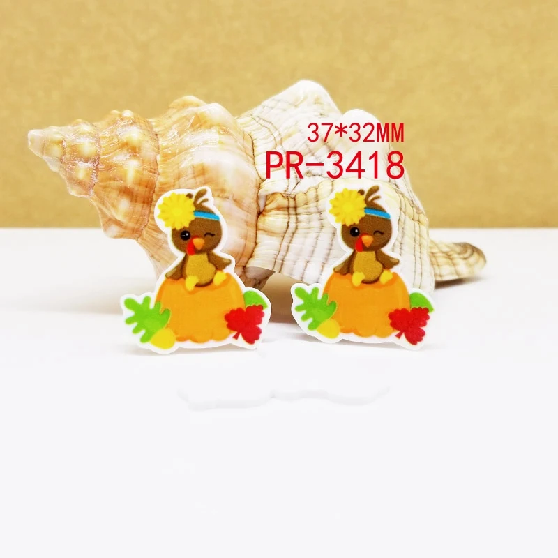 3418 30 шт мультфильм персонаж плоское украшение из смолы pr 3420 - Цвет: 3418