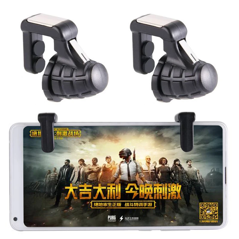 

For PUBG fortnit Controller Game Trigger Cell Phone Mobile Controller Fire Button Gamepad L1R1 Aim Key Joystick for iphone