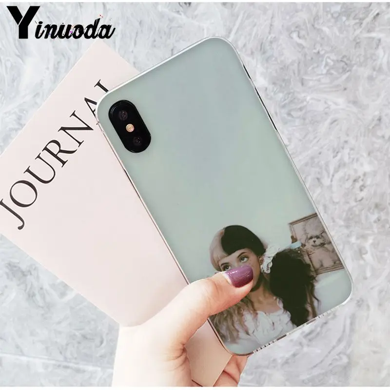 Yinuoda Melanie Martinez Cry baby мягкий силиконовый черный чехол для телефона для iPhone 5 5Sx 6 7 7plus 8 8Plus X XS MAX XR