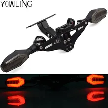 Для buell 1125CR aprilia rs 125 Бенелли bn302 Мотоцикл с ЧПУ предохранительный нейтрализатор Кронштейн номерного знака сигнала поворота светильник хвост аккуратные