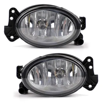 

Areyourshop Car For Benz W211 E350 E550 2007-2009 Clear Front Fog Lights Lamps With Bulb ABS Plastic Car Styling Light