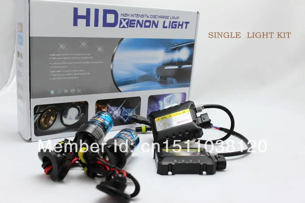 

Free shipping new products,12v 35w,SINGLE LIGHT HID XENON KIT,H1,H3,H4,H7,H8,H9,H11,H13,9005,3000K,4300K,6000K,8000K,10000K,