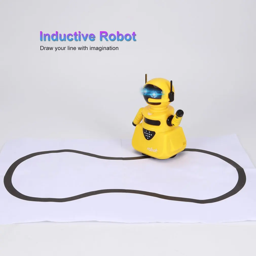 

Intelligence Magical Track Inductive Robot Model Following By Line You Draw Mini Vehicle Intelligence Development Kids Toys