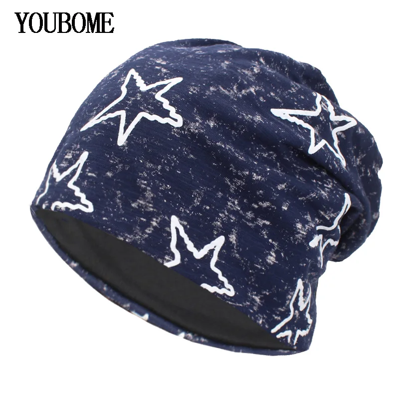 

YOUBOME Skullies Beanies Winter Hats For Men Knitted Hat Women Baggy Balaclava Winter Beanie Gorros Bonnet Warm Male Hat Cap